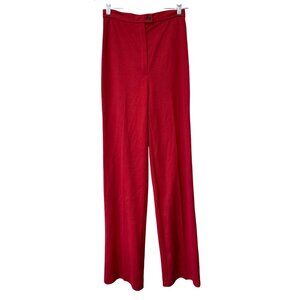 Vintage 70s 80s Paddle Saddle Flare Pants Size 9-10 High Waist Wool Blend NEW